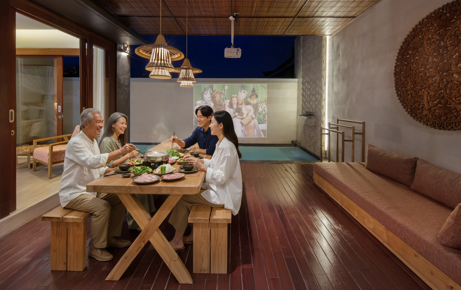 In-villa Shabu Night at Khastana Hadi Tegallalang Ubud